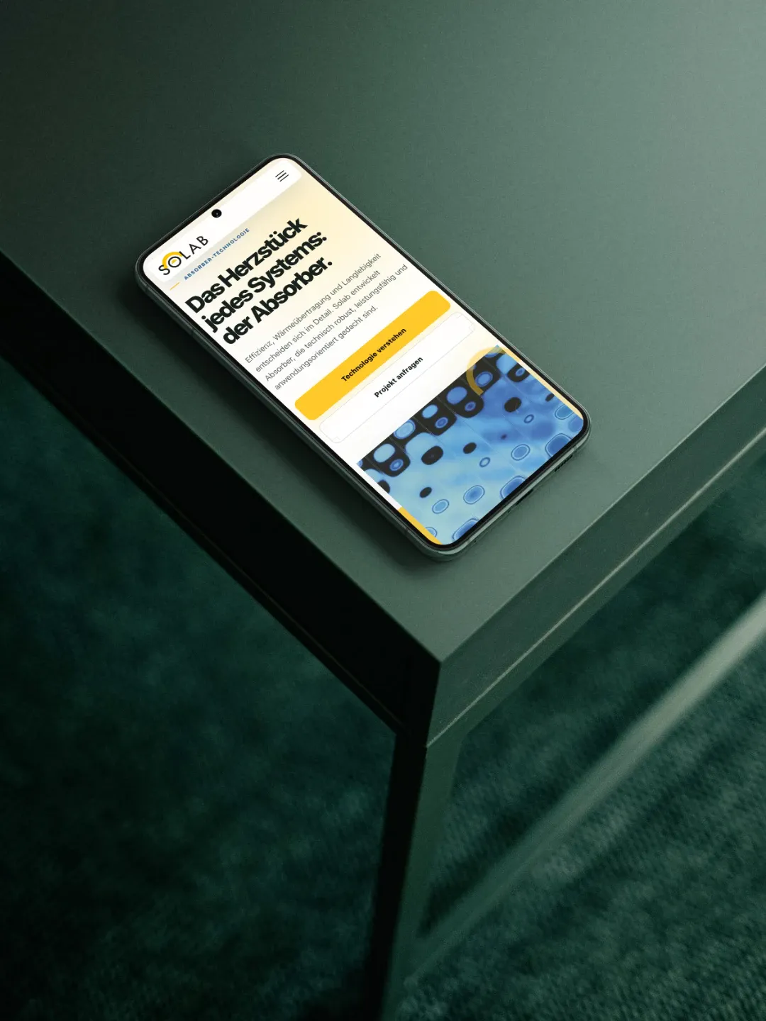 Website Solab Solar · Website mit Fachpartner-Bereich