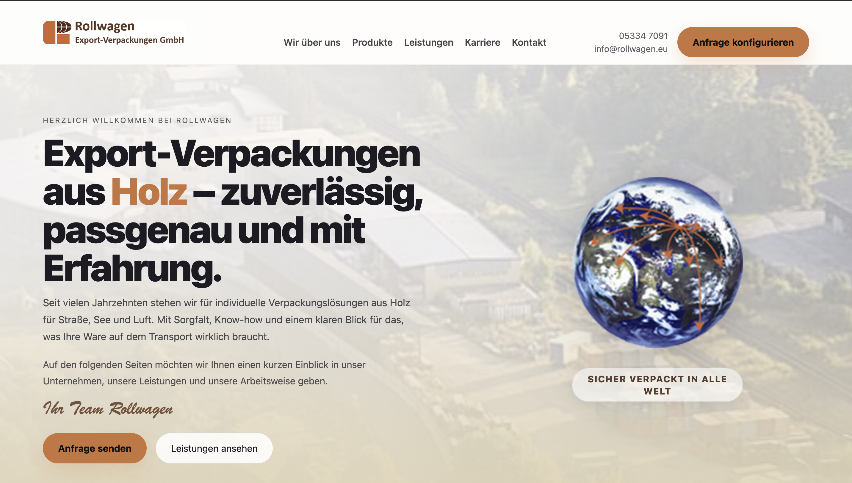 Website-Relaunch der Rollwagen Export-Verpackungen GmbH durch Wils Solutions